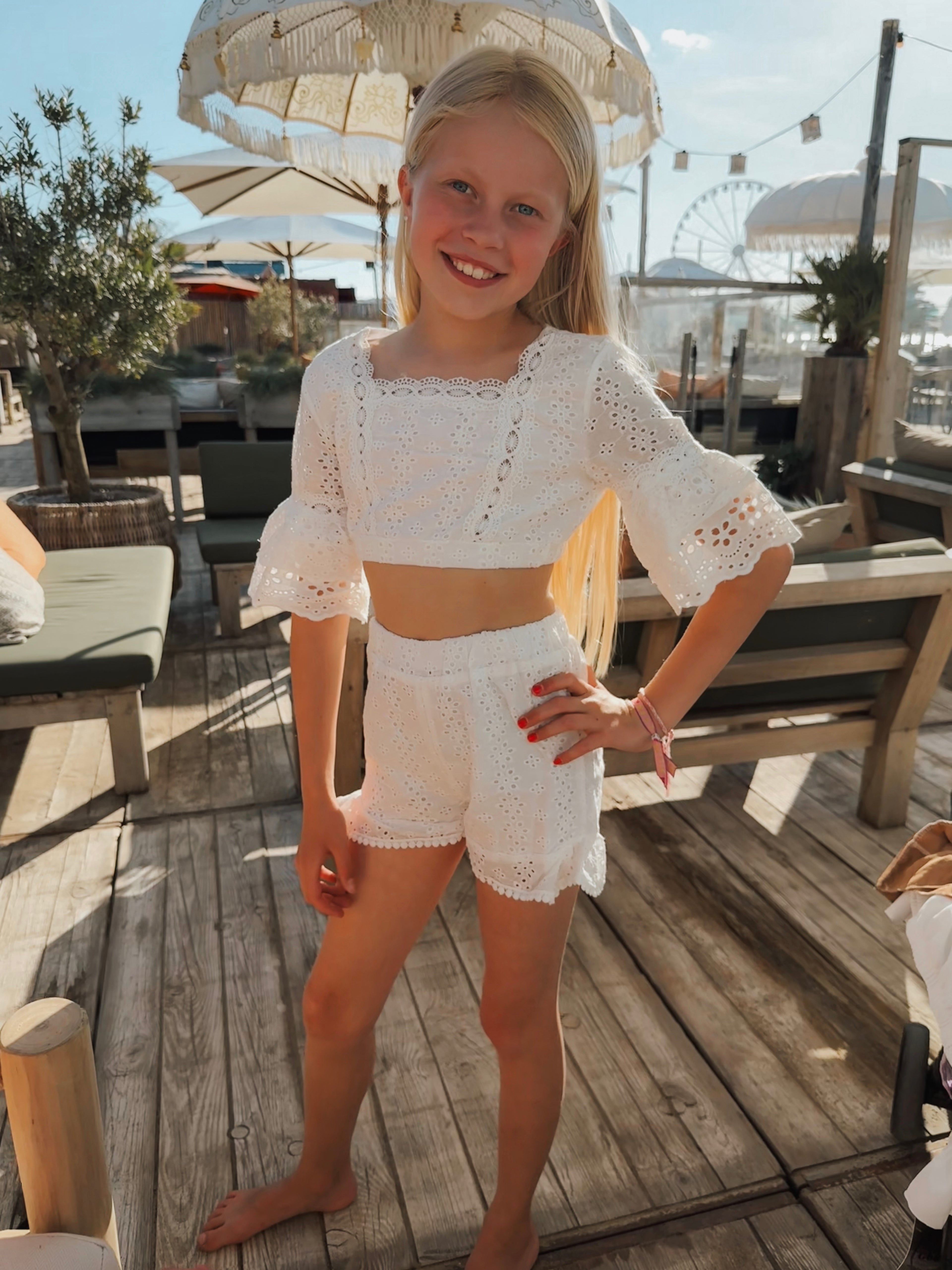 BRODERIE SET | WHITE