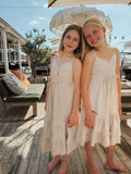 BOHO SUMMER DRESS | BEIGE