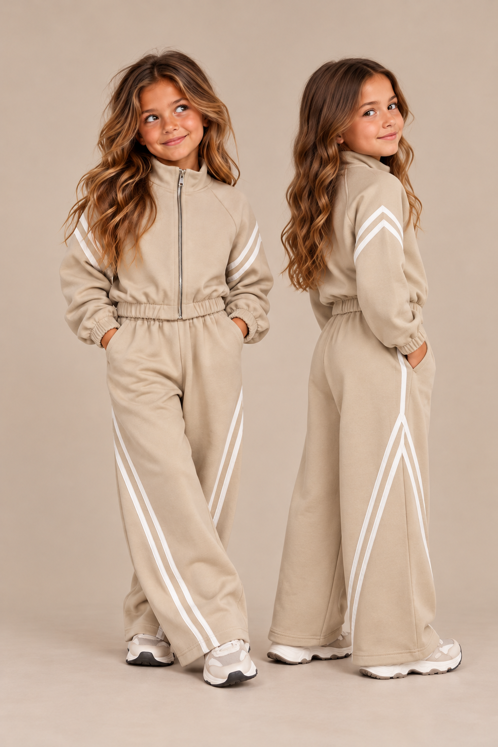 COMFY ZIPPER SET | BEIGE