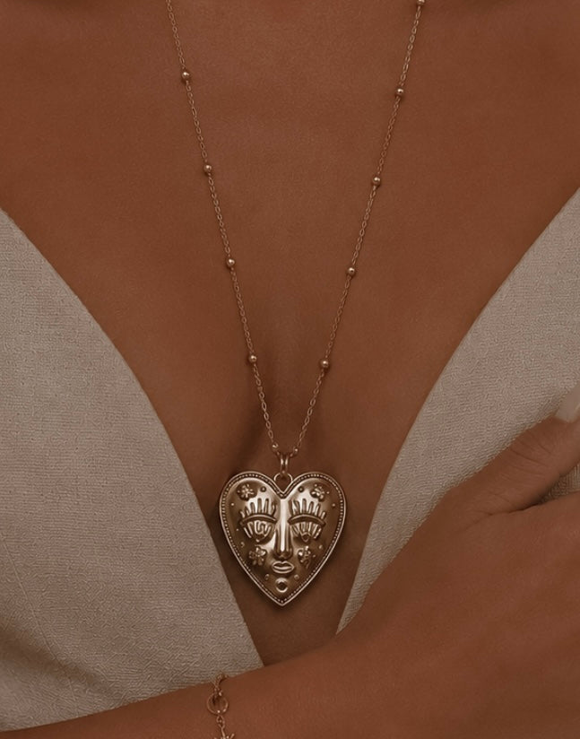 LANGE KETTING HART 02 | C'EST DANIE