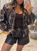 KIRA WESTERN JACKET | DARK BROWN