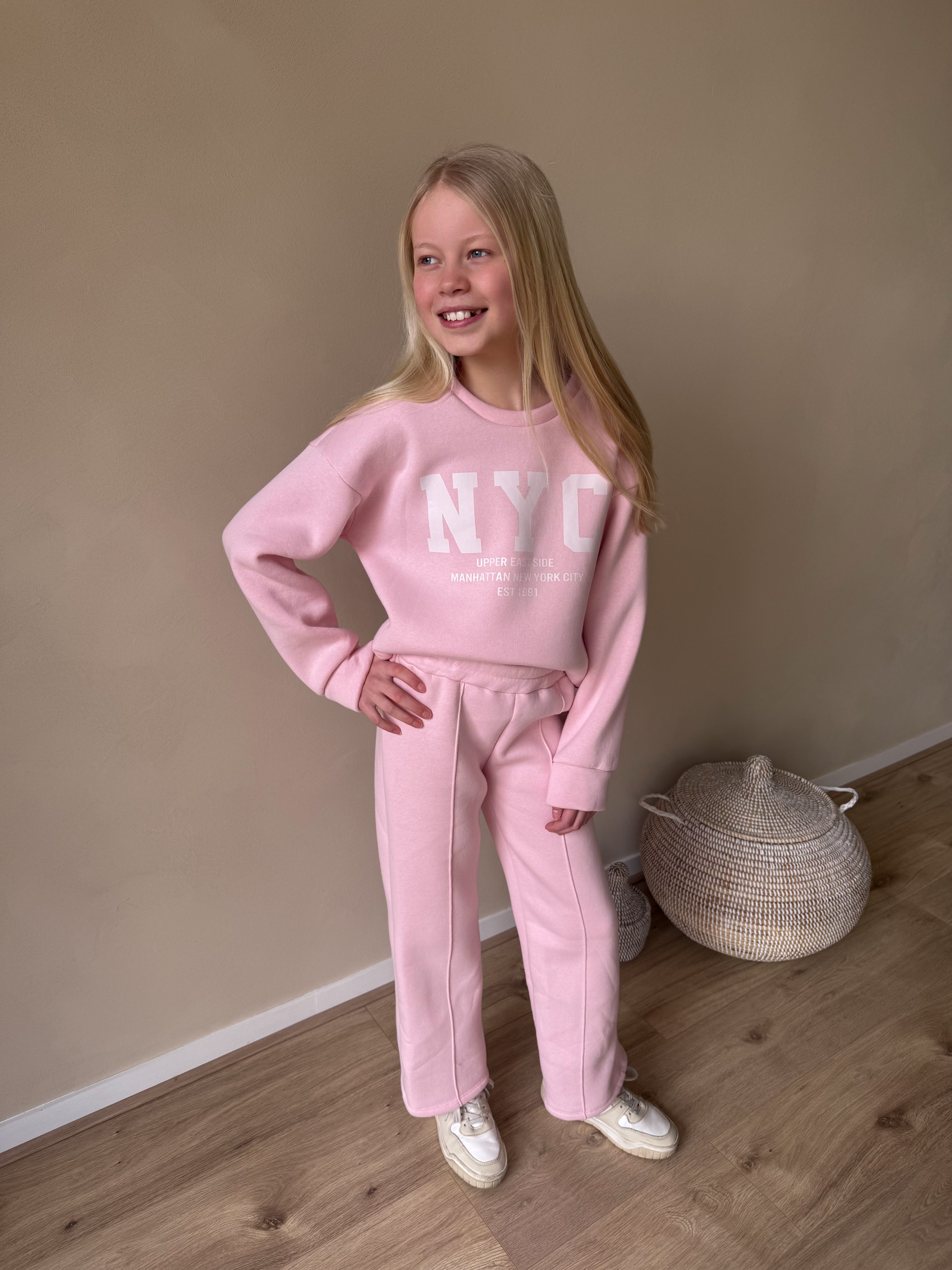 FLEECE JOGGINGSUIT | PINK