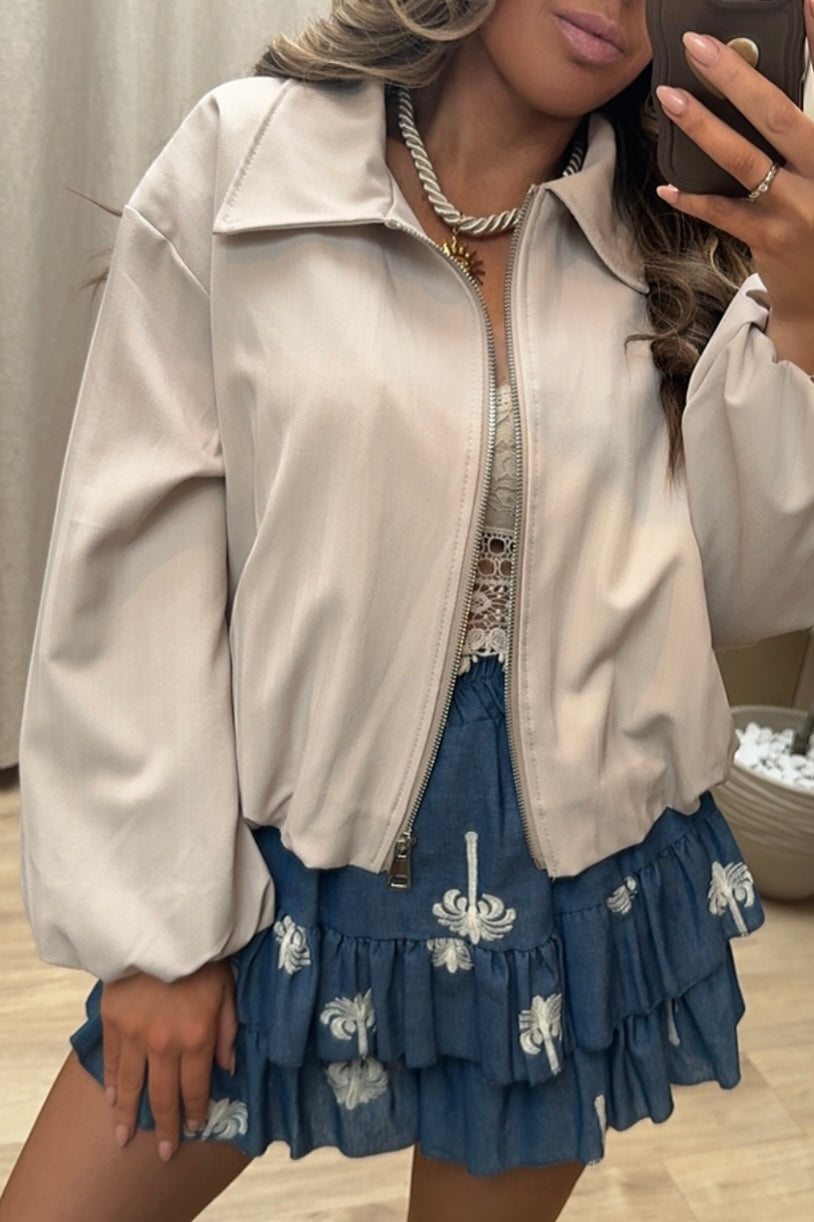 BALLOON JACKET BEIGE