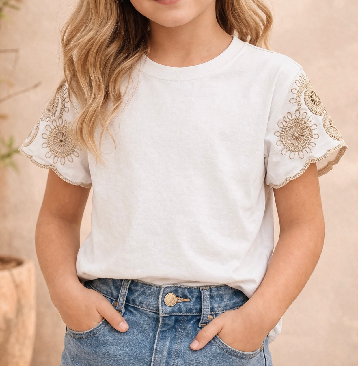 BOHO DETAIL SHIRT | WHITE
