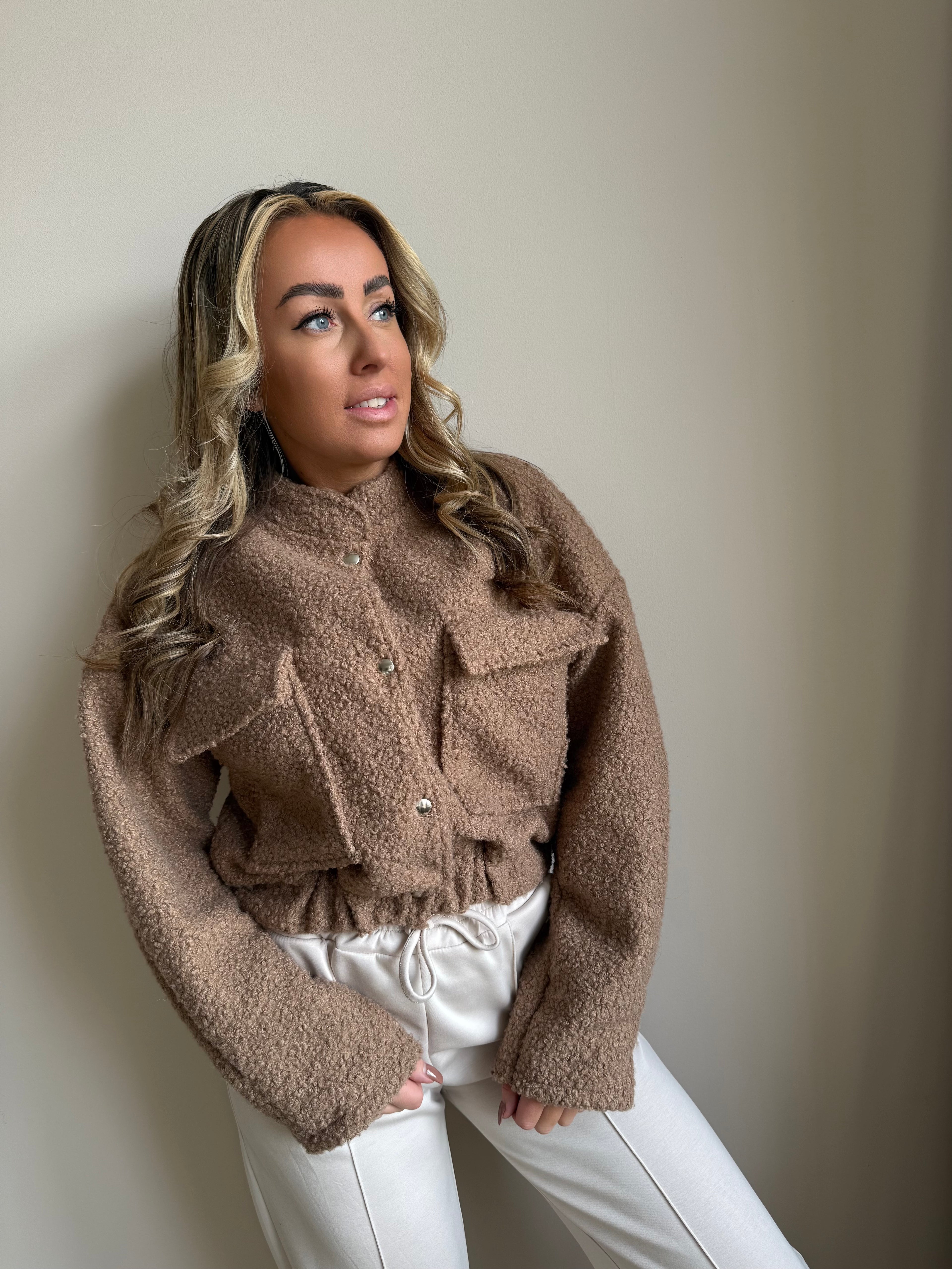 TEDDY JACKET | BROWN