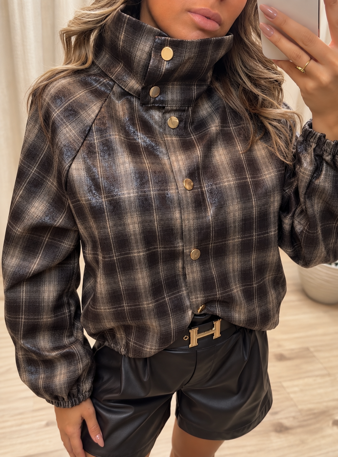KIRA WESTERN JACKET | DARK BROWN