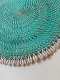 PLACEMAT KAURI GROOT | TURQUOISE