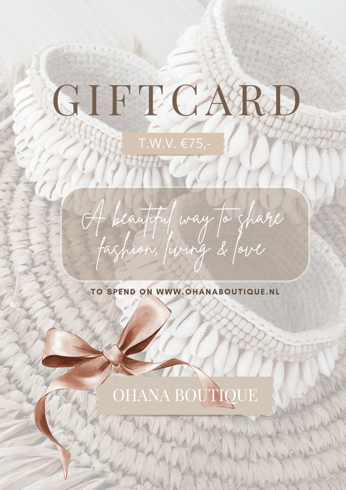 GIFTCARD T.W.V. €75,-