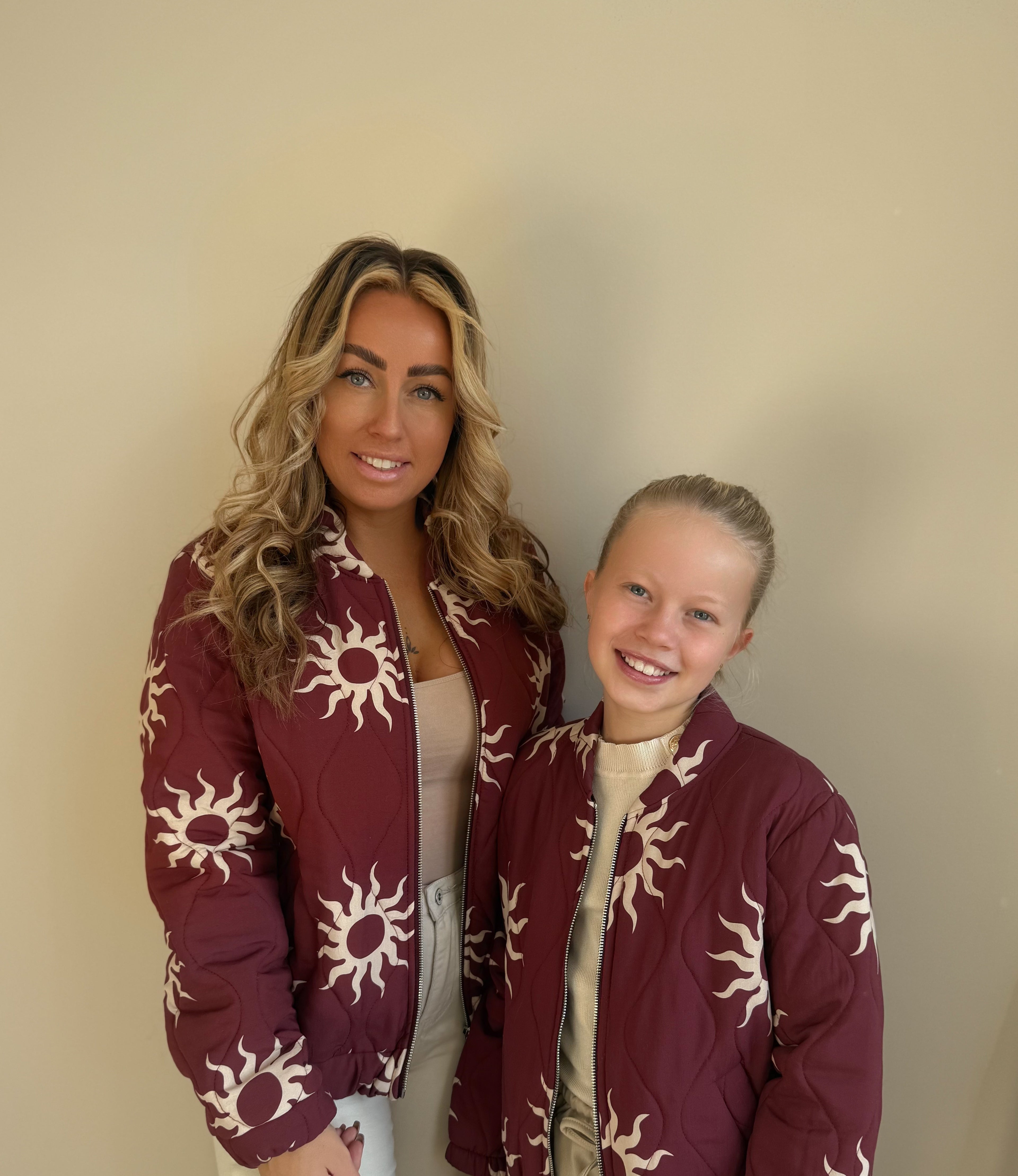 BOMBER JACKET (TWINNING) | BORDEAUX