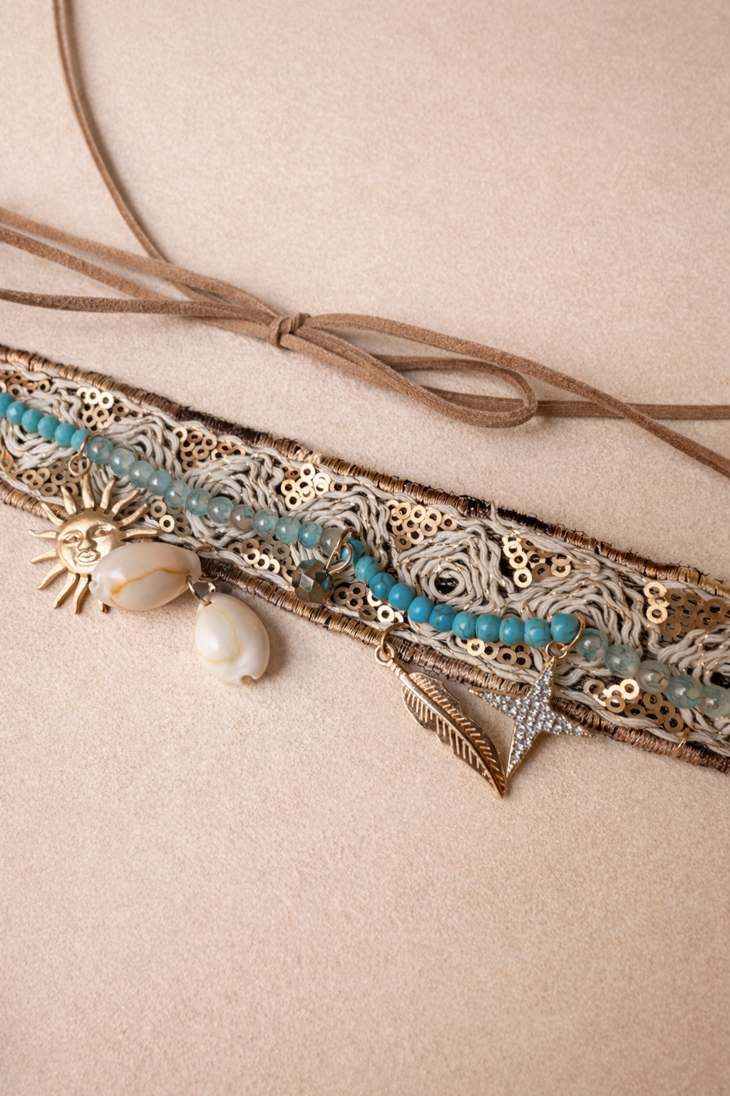 IBIZA CHARM TIE BELT