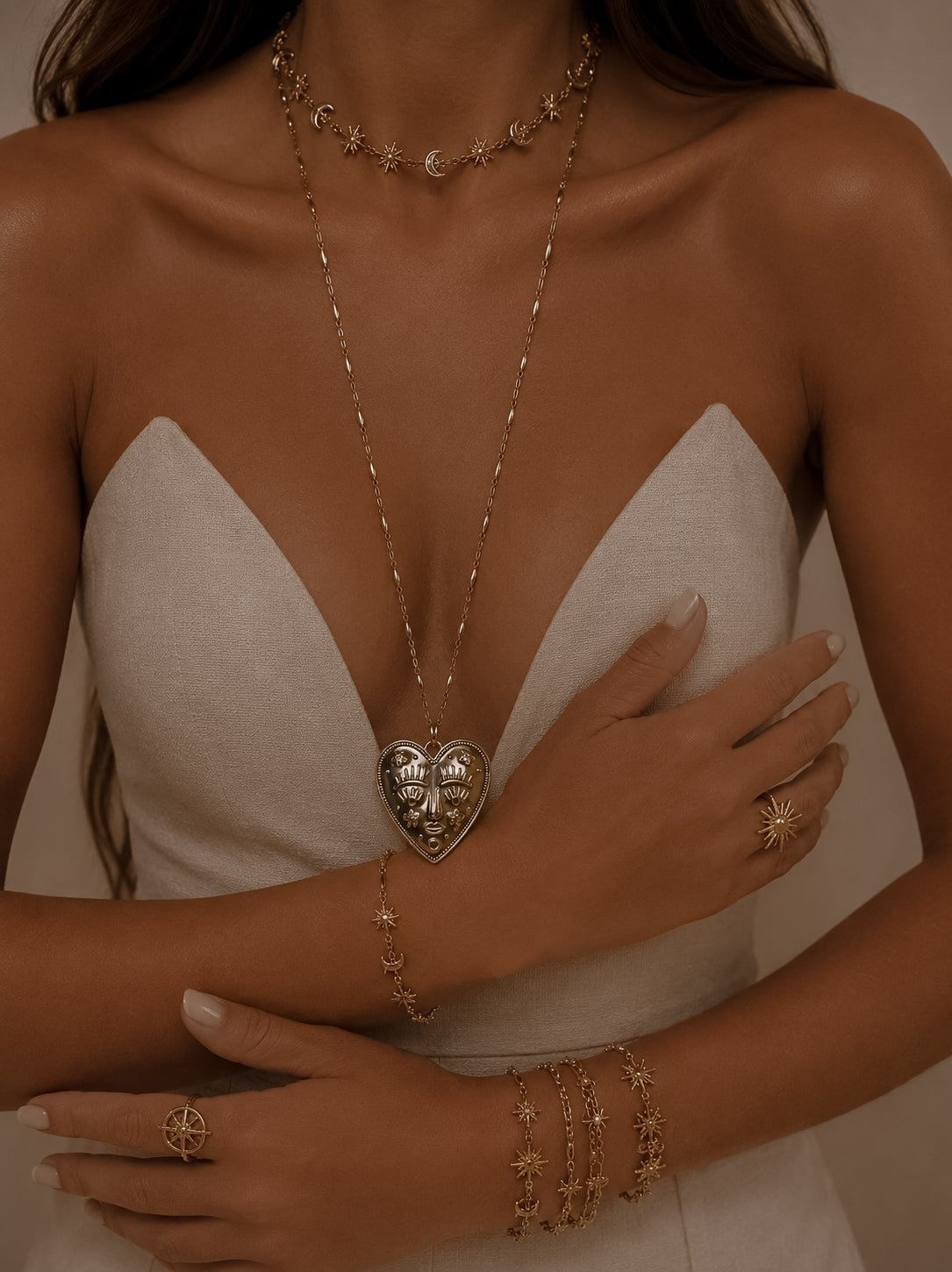 LANGE KETTING HART 01 | C'EST DANIE