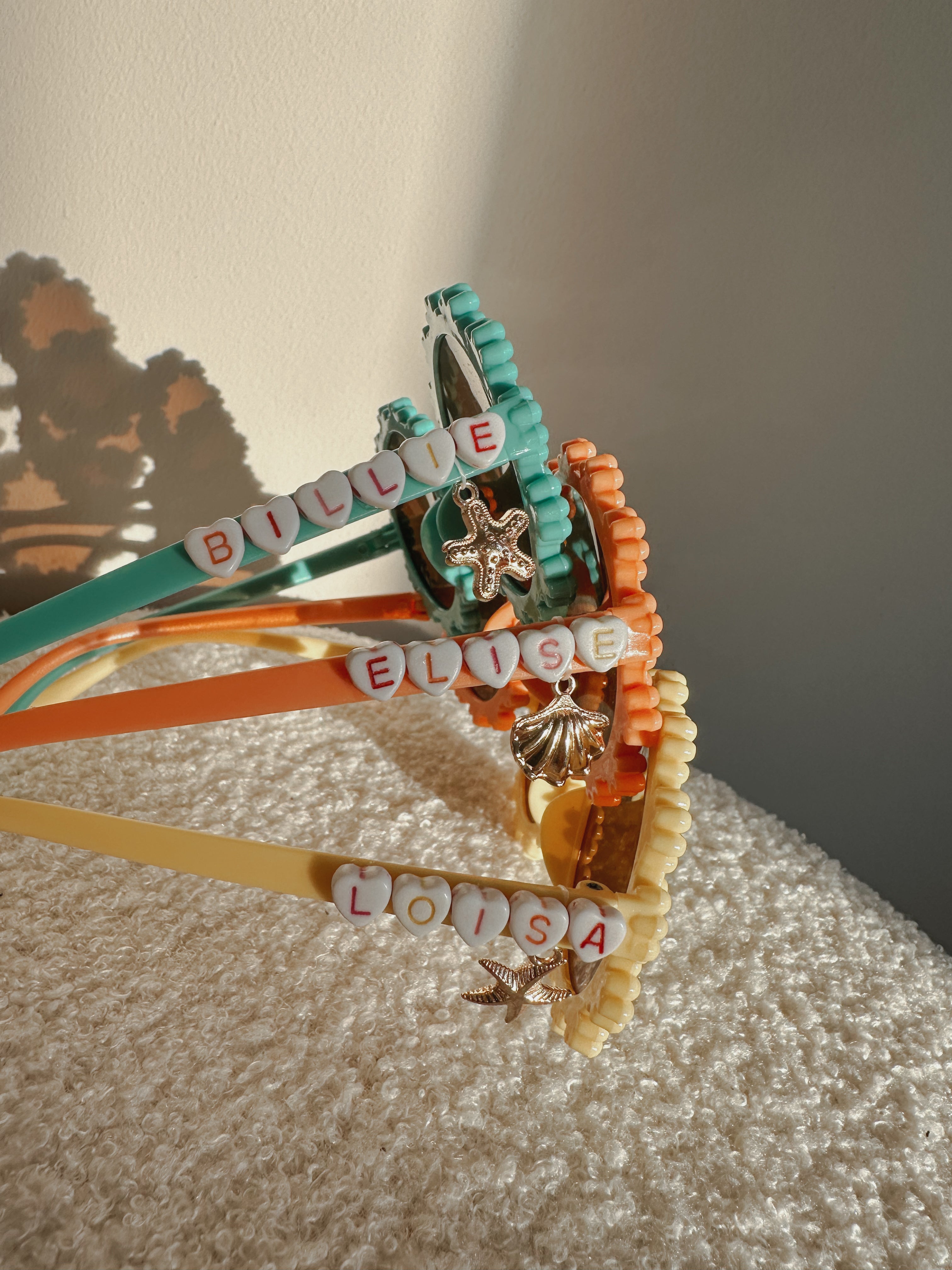 ZONNEBRIL + NAAM | ORANJE