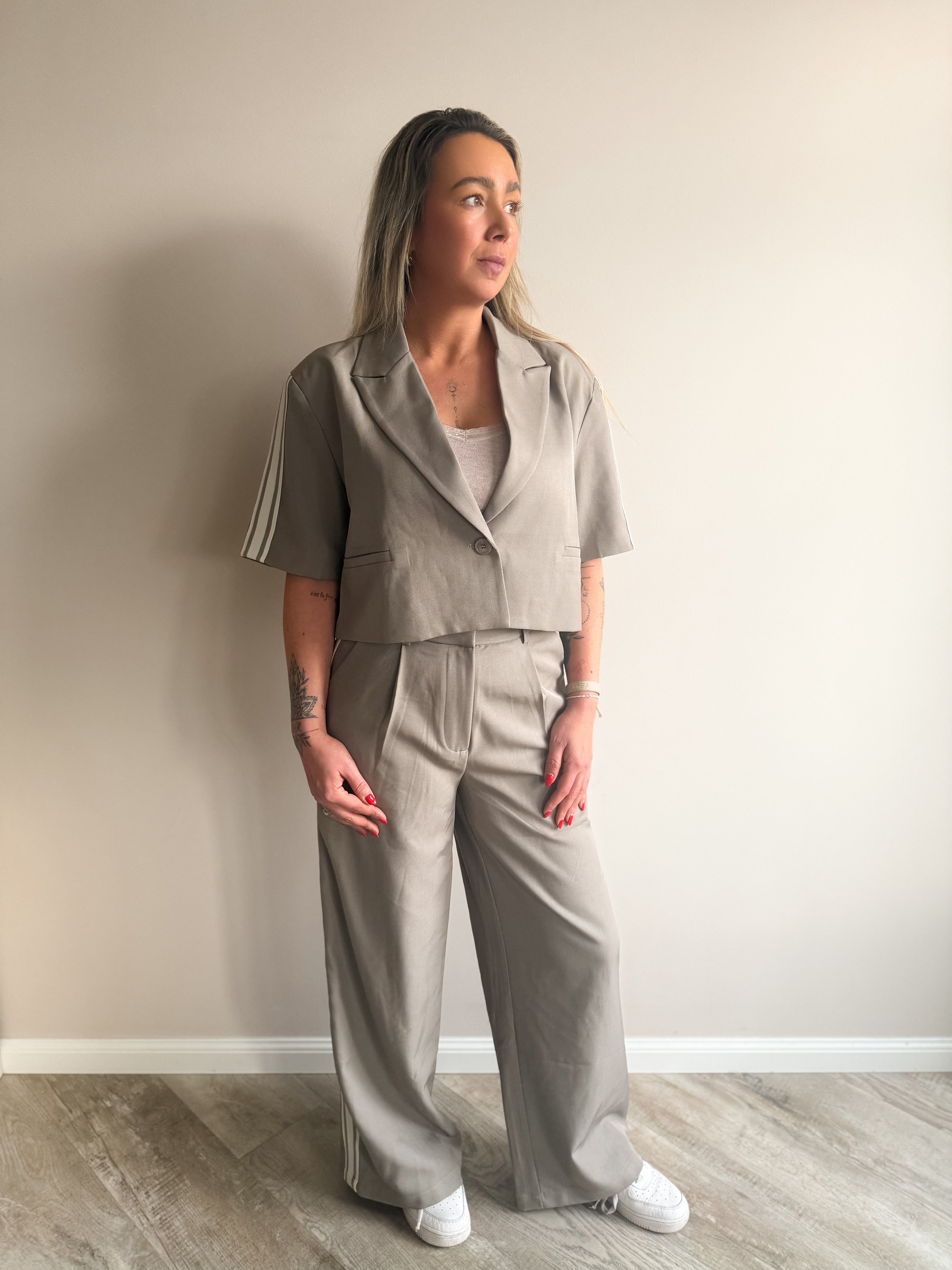 AMBIKA SET 2-DELIG | GREY/TAUPE