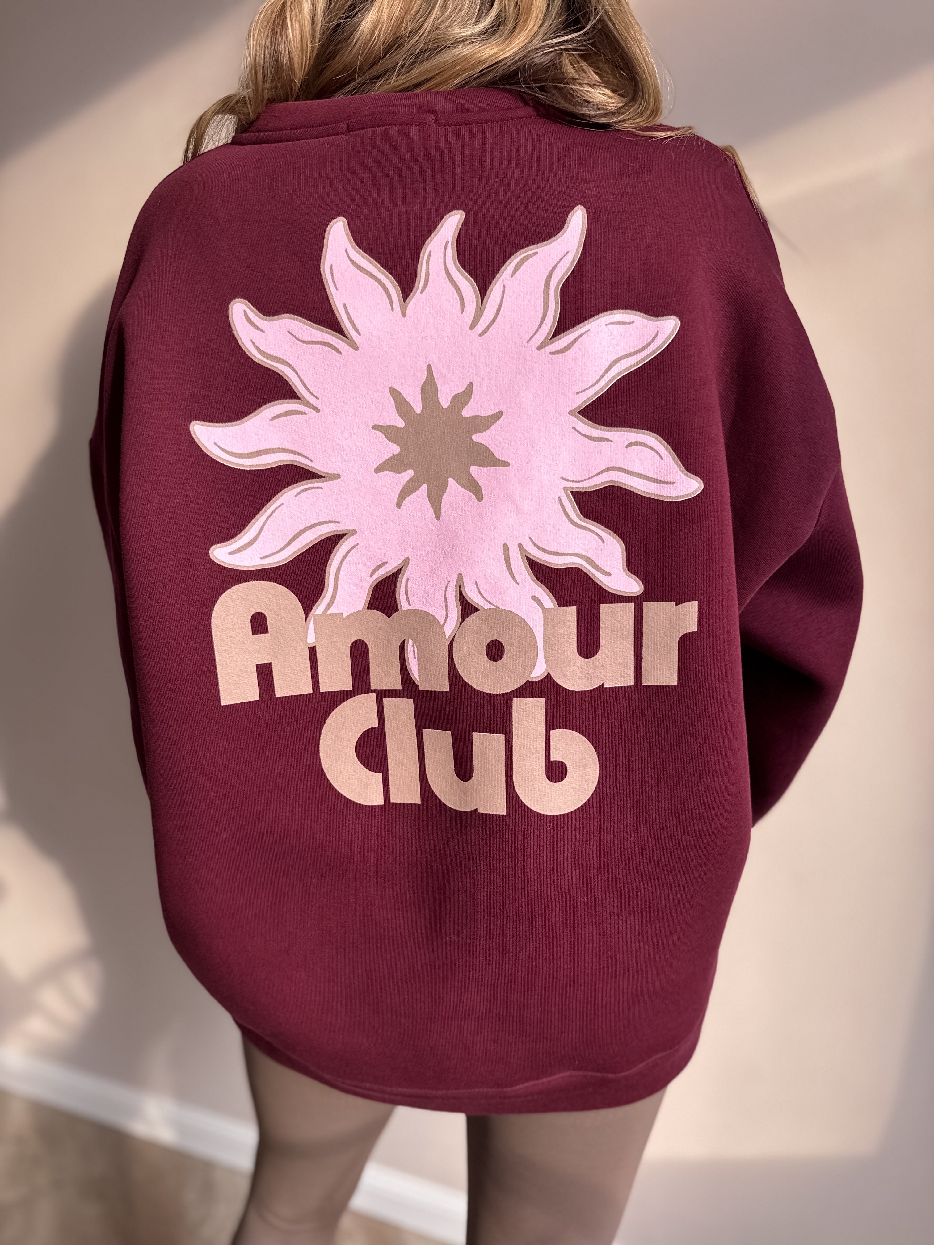 AMOUR SWEATER | BORDEAUX