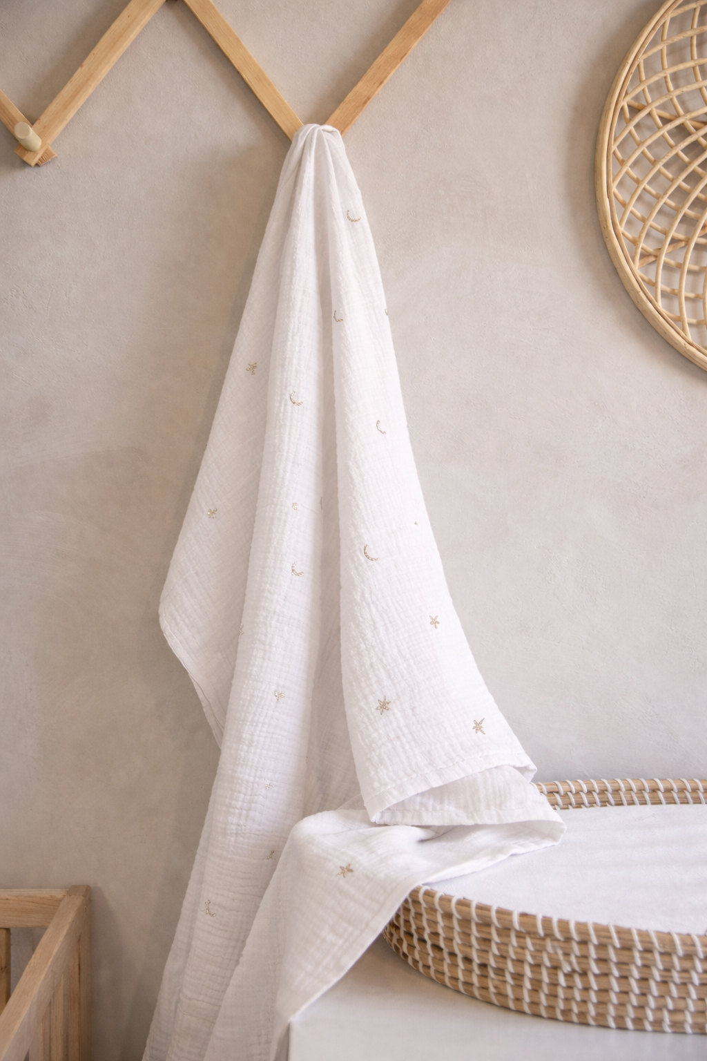 SWADDLE XXL | MOON WHITE
