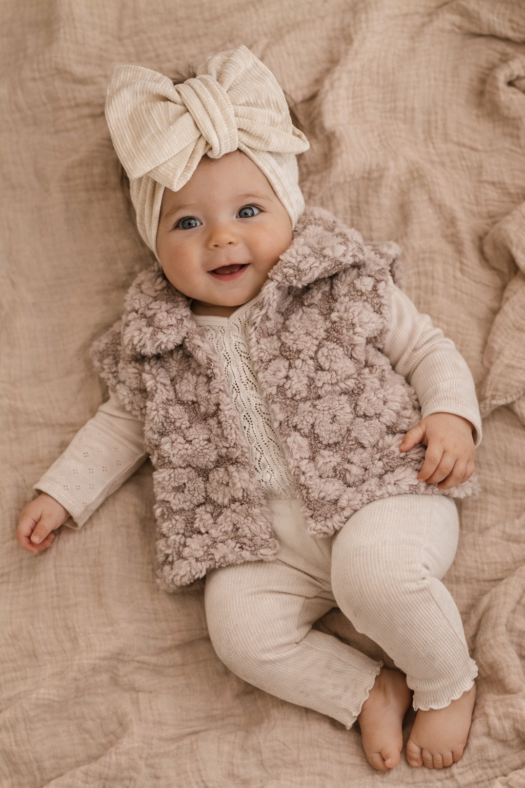 GILET | TEDDY TAUPE