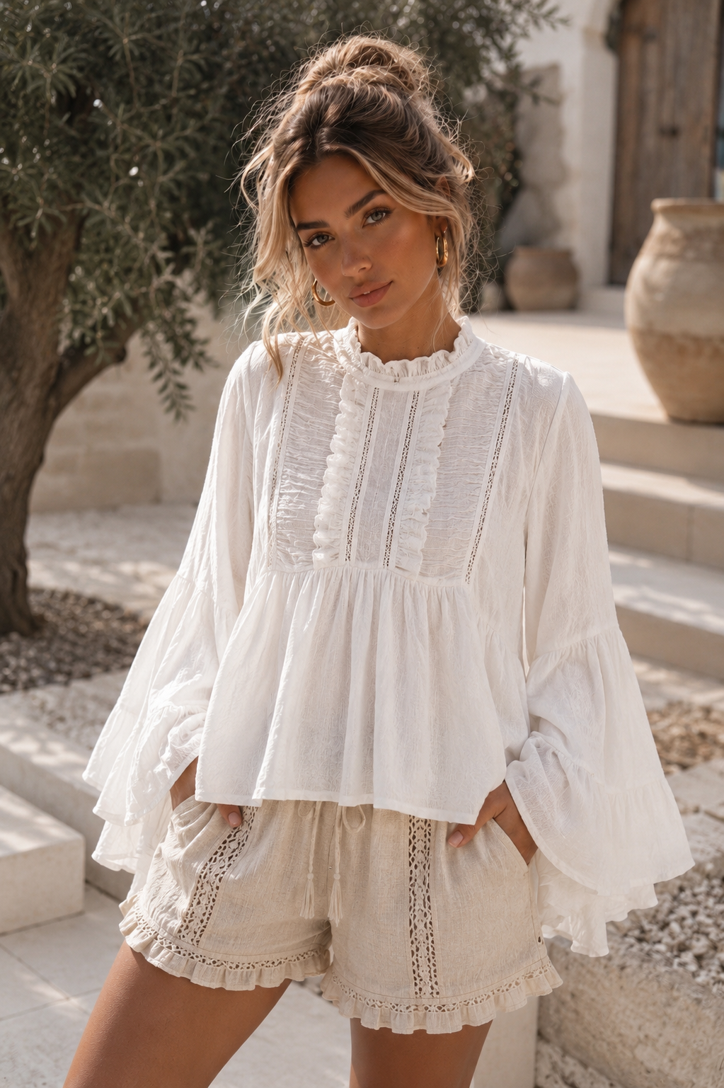 IVY BLOUSE | WHITE