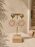 EARRING SUNFLOWER | WHITE