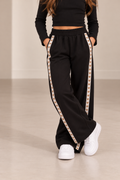 SOLO STRIPE PANTS | BLACK