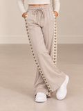 SOLO STRIPE PANTS | BEIGE