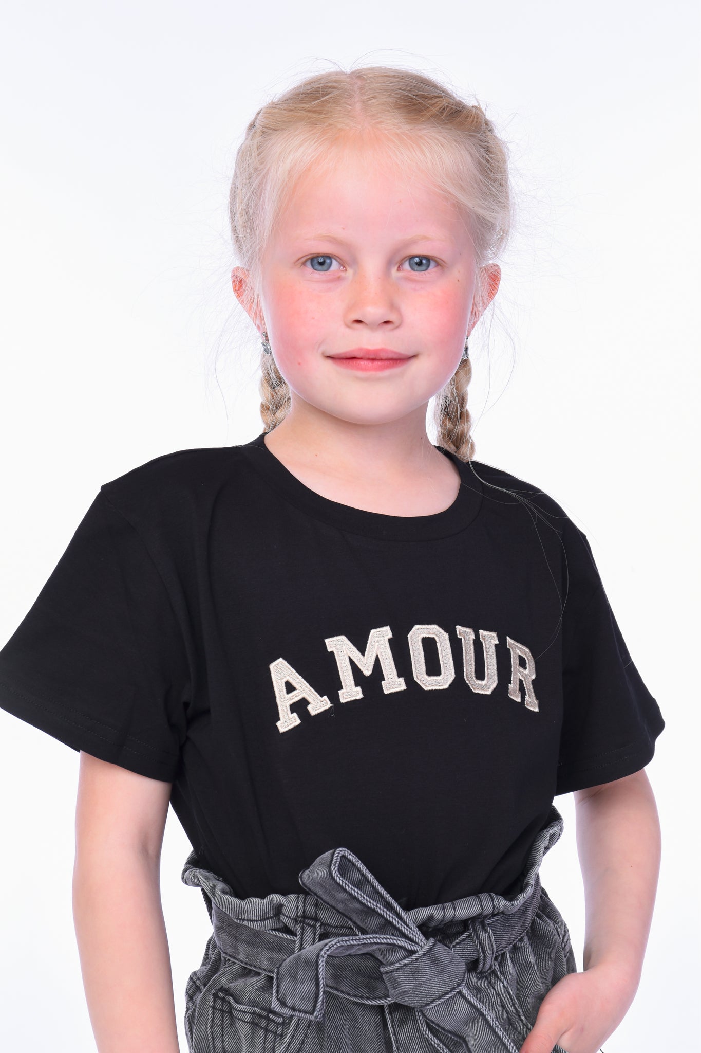 T-SHIRT AMOUR BLACK